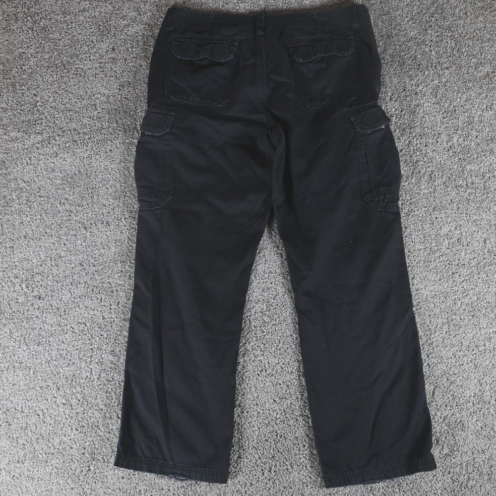 Unionbay Black‎ Cargo Pants Mens 38x32 Relaxed Fit Baggy Y2K Utility